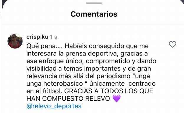 La comunidad de Relevo nos despide agradecidos: “Morir de esa manera es un orgullo”